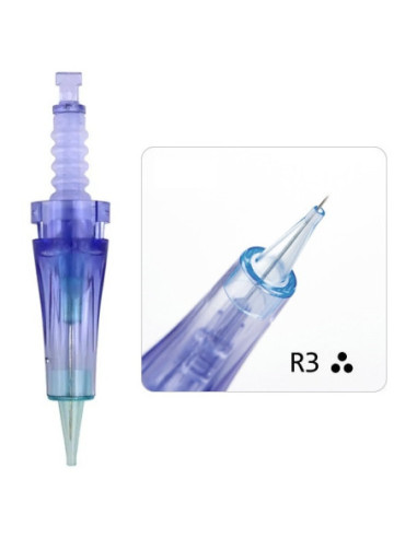 Needles for microneedling device A6 for micropigmentation, R3 (purple)