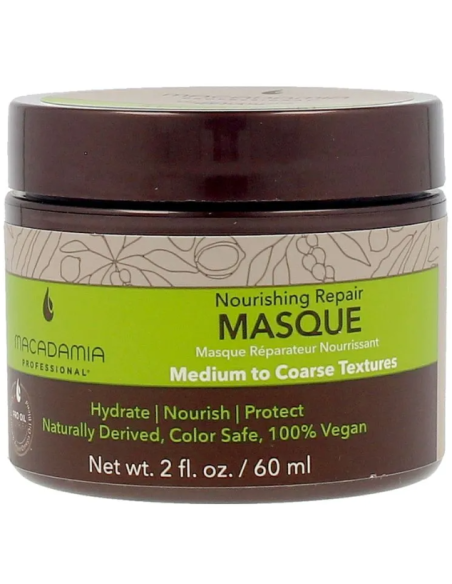 Macadamia Professional matu maska normāliem un sausiem matiem — Nourishing Moisture Masque, 60 ml