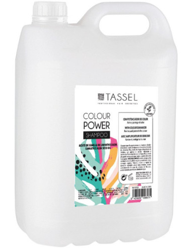 TASSEL COLOR POWER Šampūns matiem krāsas noturībai un spilgtumam 5000ml