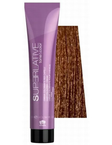 TONE&COLOR Тонирующая краска для волос 7.3 Blonde Golden, c кератином, 100мл