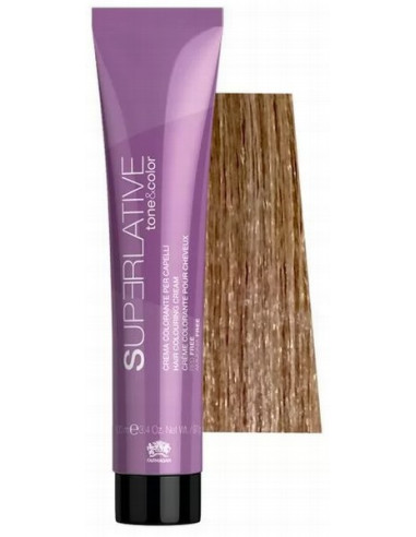 TONE&COLOR Тонирующая краска для волос 8.12 Light Blonde Ash Irisee, c кератином, 100мл