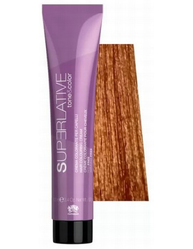 TONE&COLOR Krāsa matiem tonējoša 8.4 Light Blonde Copper, ar keratīnu 100ml