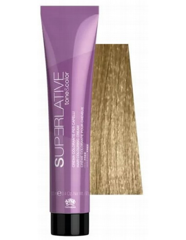 TONE&COLOR Тонирующая краска для волос 9.13 Very Light Blonde Golden Ash, c кератином, 100мл