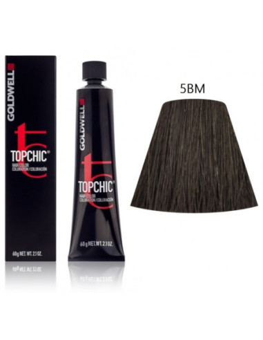 Goldwell Topchic стойкая краска для волос 60 ml 5BM