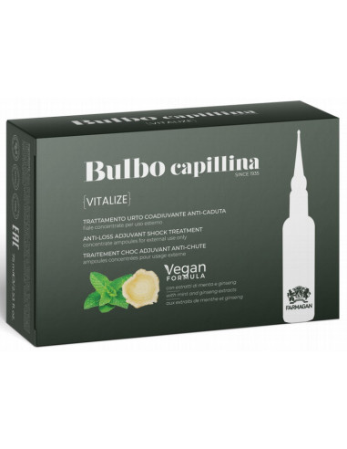 BULBO CAPILLINA VITALIZE Лосьон-шоковая терапия против выпадения волос 10*7,5мл