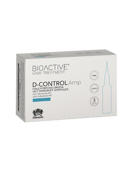 Farmagan Bioactive Hair Treatment D-Control intensive ampoules for oily dandruff 10 x 7,5 ml