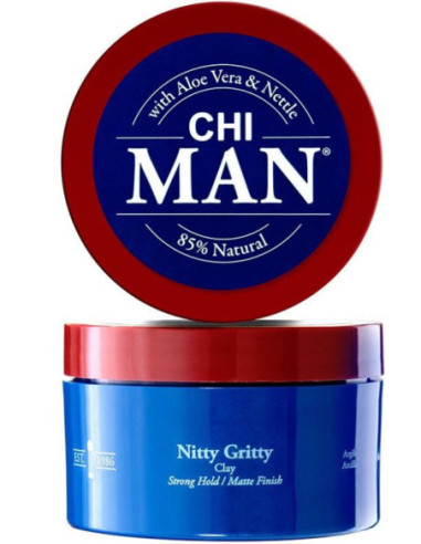 CHI MAN - clay for hair | strong fixation | matte effect 85g