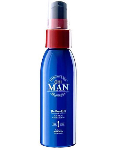 CHI MAN - масло для ухода за бородой, для гладкой и мягкой бороды 59мл