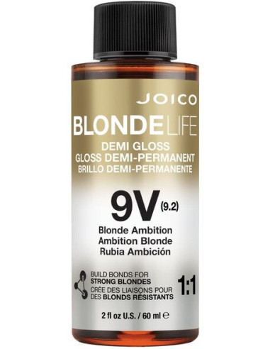 Joico Blonde Life Demi Gloss - 9V Blonde Ambition matu krāsa 60ml