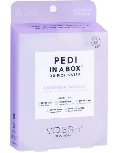 VOESH Pedicure SPA procedure 5-in-one, soothing, lavender extract