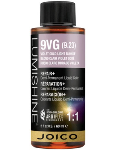 Lumishine 9VG - Violet Gold Light Blonde matu krāsa 60ml