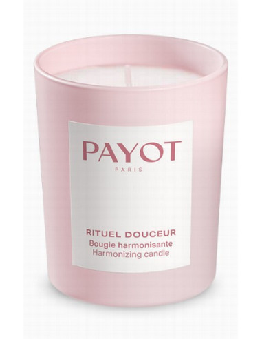A candle with a relaxing scent