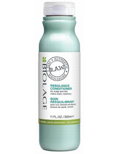 BIOLAGE RAW REBALANCE conditioner for scalp and hair 325 ml