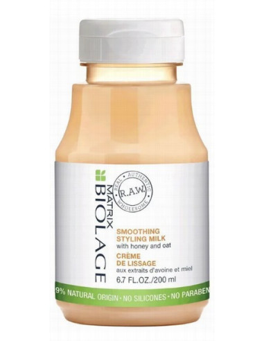 BIOLAGE RAW styling milk with honey and oats 200ml
