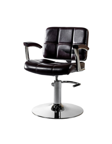 Парикмахерское кресло для клиентов Los Angeles, коричневый