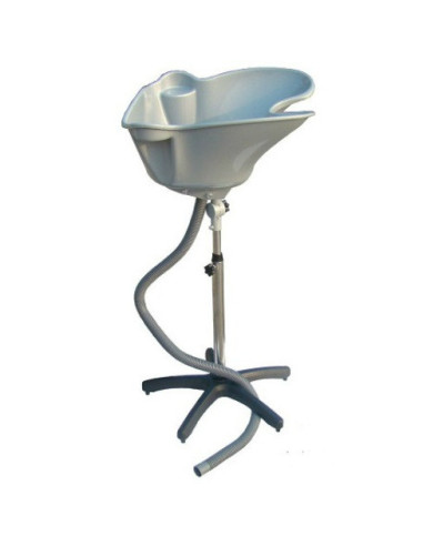 Portable hairdressing sink Acrus, silver