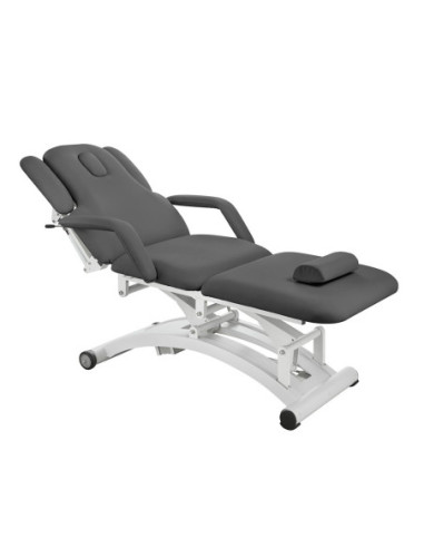 Bed for physiotherapy, massage and beautician with 3 motors Estrella, Grey