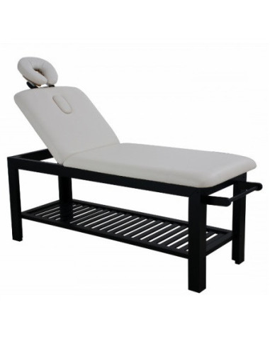 Beauty and massage bed with wooden frame Maddaloni