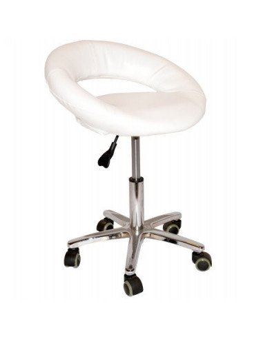 Pedicure master chair with low height and back Candidus, white