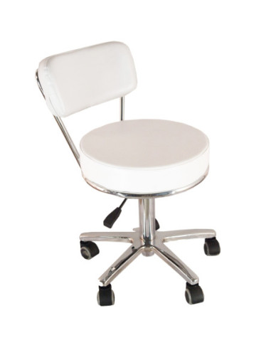 Pedicure master chair with low height and back Fatio, white