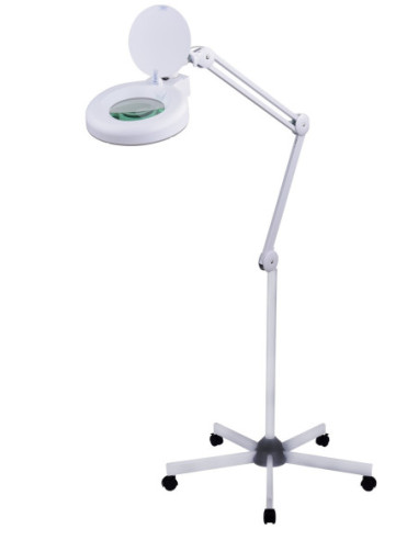 Magnifying lamp with floor base, LED, 5 diopters