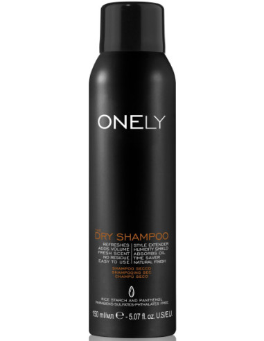 ONELY - THE DRY SHAMPOO Sausais šampūns, attīrīšanas sprejs 150ml