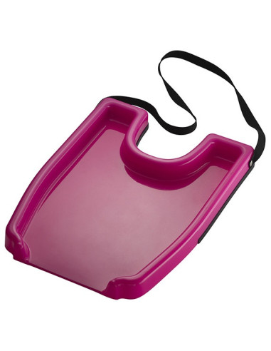 Portable sink for washing hair, tray, red