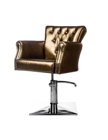 Парикмахерское кресло для клиентов Monreal, золотой