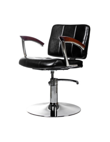 Hairdresser customer chair Los Angeles, black