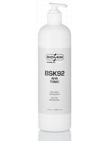 BSK92 AHA TONIC Alkoholu nesaturošs toniks ar AHA un rīsu alfahidroksi skābēm 500ml