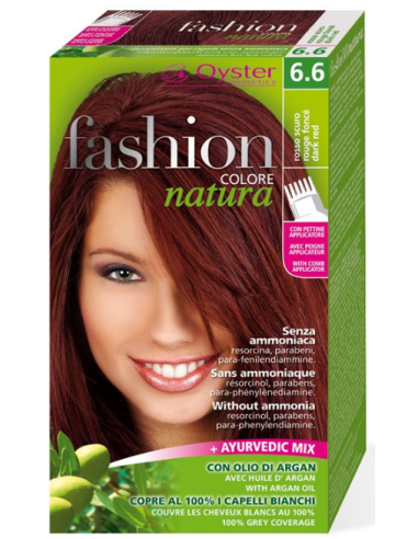 FASHION NATURA краска для волос  6.6,   темно-красный 50мл+50мл+15мл