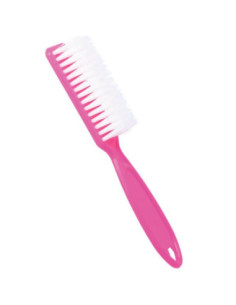 Nail brush with handle, Pink