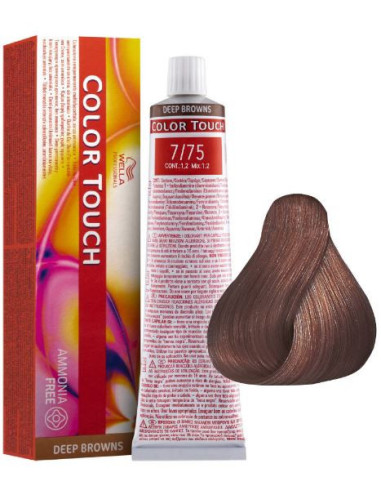 Color Touch DEEP BROWNS 7/75 hair color 60ml