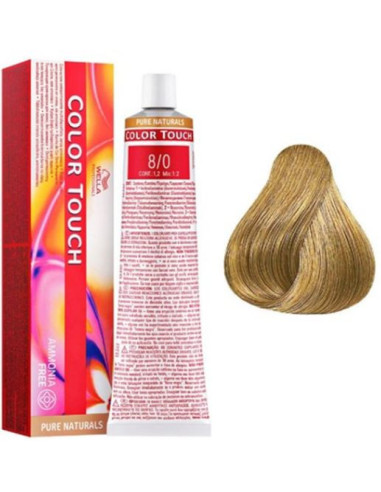 Color Touch PURE NATURALS 8/0 hair color 60ml