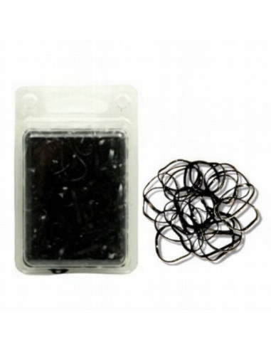 Silicone rubber gum - black, 200 pcs