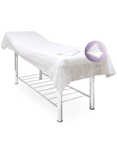 AirClean EASY COMPACT, Bed sheet, non-woven material, disposable, 100x240 cm, 60 pcs./box