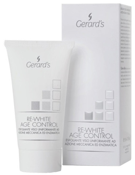 RE-WHITE AGE CONTROL Пилинг для лица, механический-ферментативный эффект, 50мл