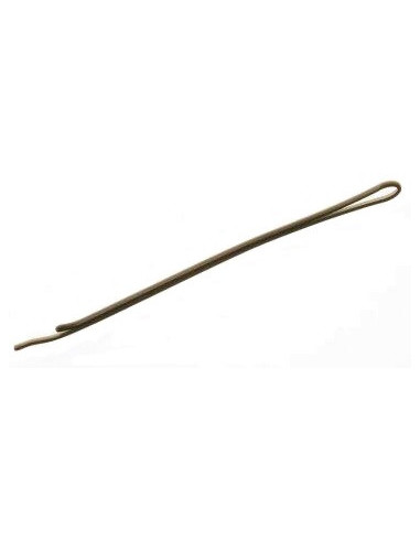 Hair clips, smooth, 7 cm, brown, 500gr.