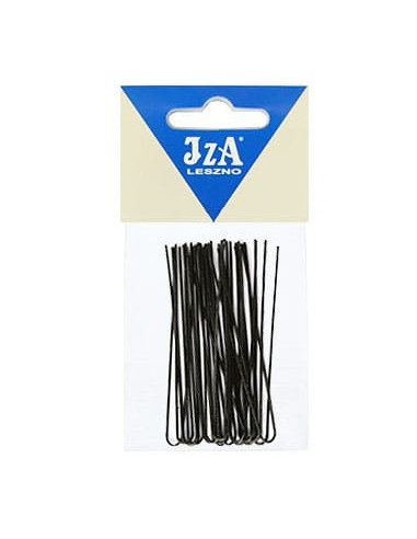 Plain hairpin 75 mm - black, 20pcs.