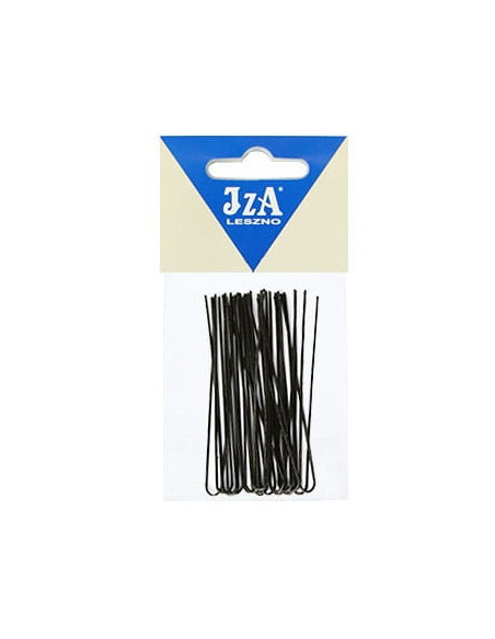 Plain hairpin 75 mm - black, 20pcs.