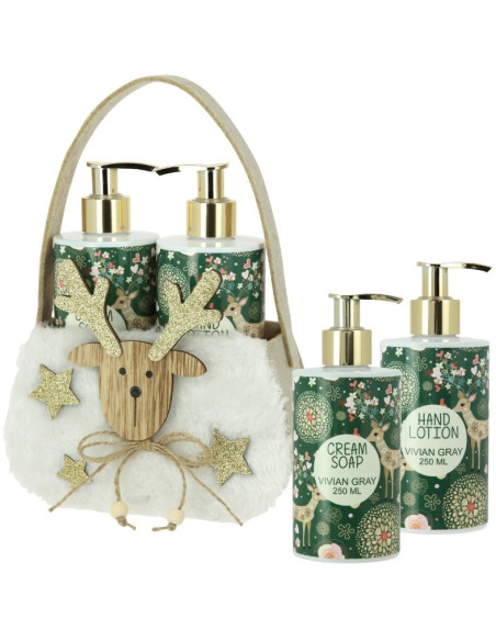 CHRISTMAS Natural X-Mas set Soap and Hand Lotion 2*250ml