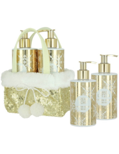 Golden Glittering Set soap and hand lotion 2*250ml