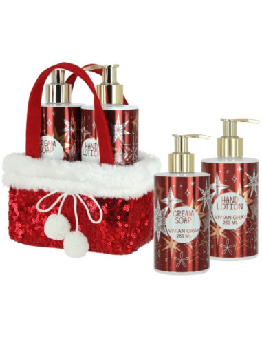 Glittering Christmas Set soap and hand lotion 2*250ml