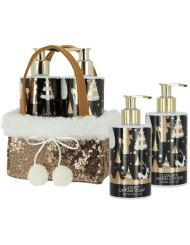 Brown Glitters X-Mas set Soap and Hand Lotion 2*250ml