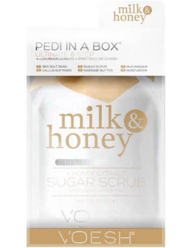 Voesh - Pedi in a Box - 6 Step Ultimate - Milk & Honey