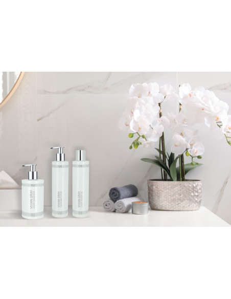 Dia-monds Ziepes, krēmveida, ar dozatoru, balts glamūrs 250ml