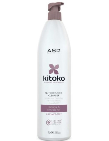 kitoko NUTRI-RESTORE Atjaunojošs šampūns bez sulfātiem 1000ml