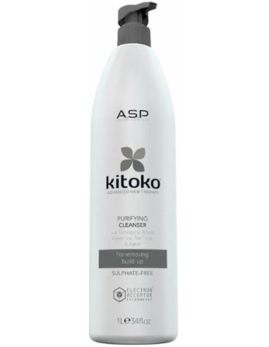 kitoko PURIFYING Dziļi attīrošs šampūns bez sulfātiem 1000ml