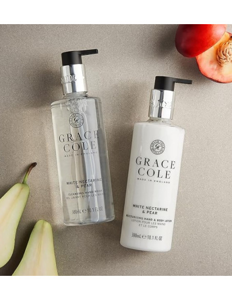GRACE COLE Šķidrās ziepes (Baltais nekratīns/Bumbieris) 300ml