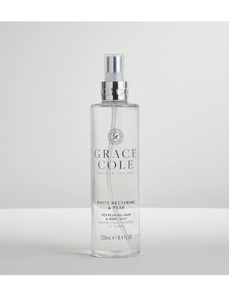 GRACE COLE Спрей для тела (белый нектарин/груша) 250мл